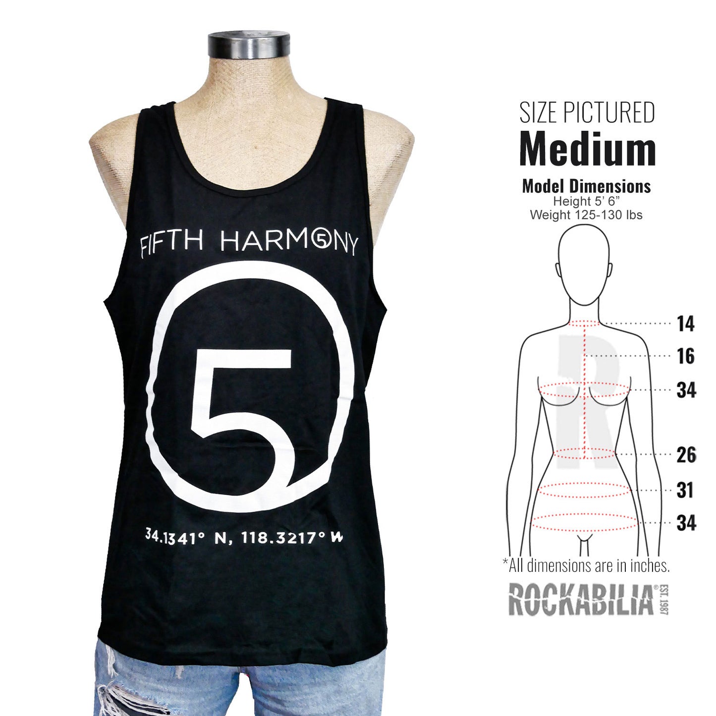 Fifth Harmony 5 Womens Tank Alt 3