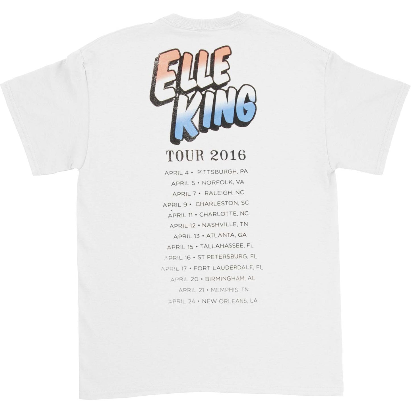 Elle King Banjo Portrait T-shirt Back