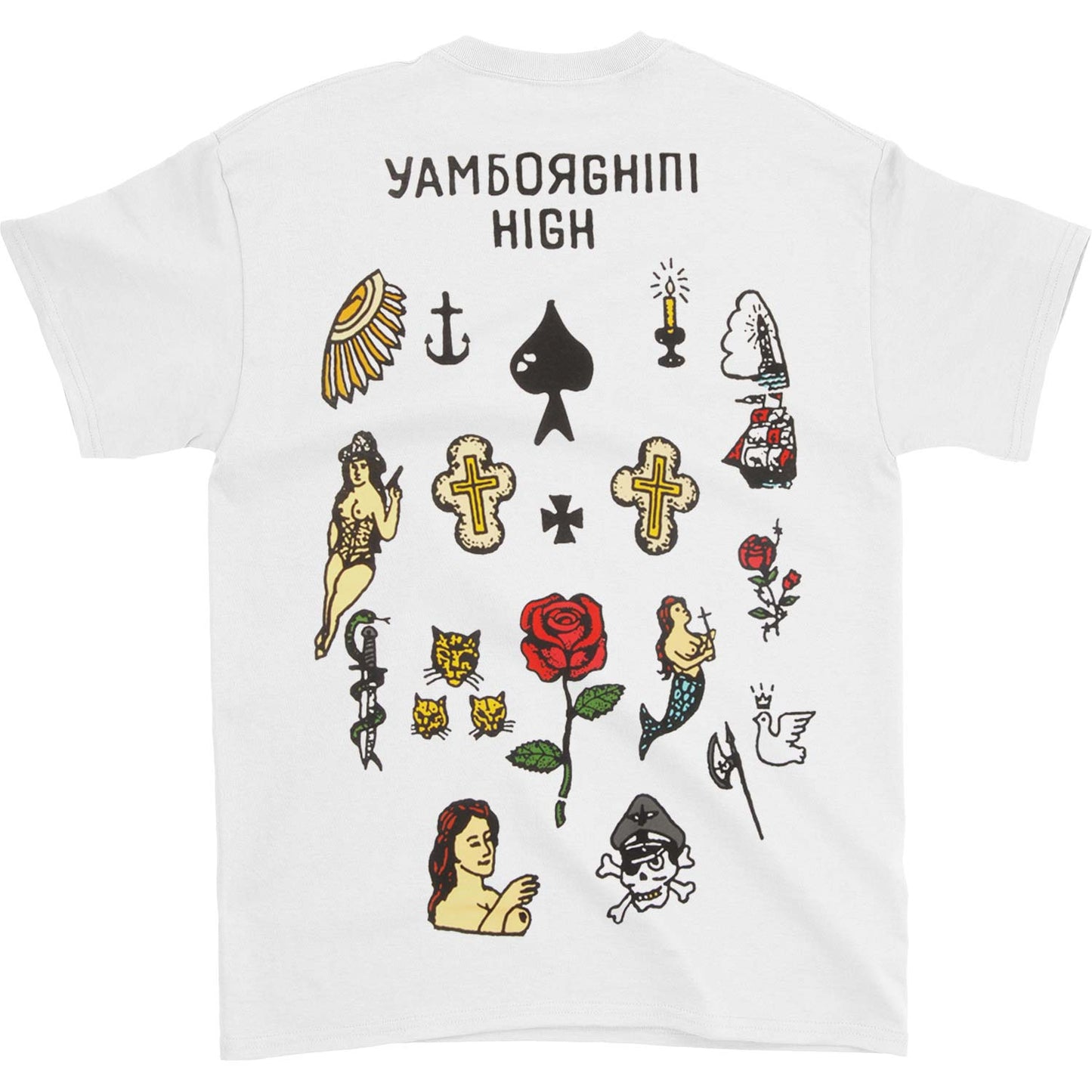ASAP Yams Red Rose Tee T-shirt Back