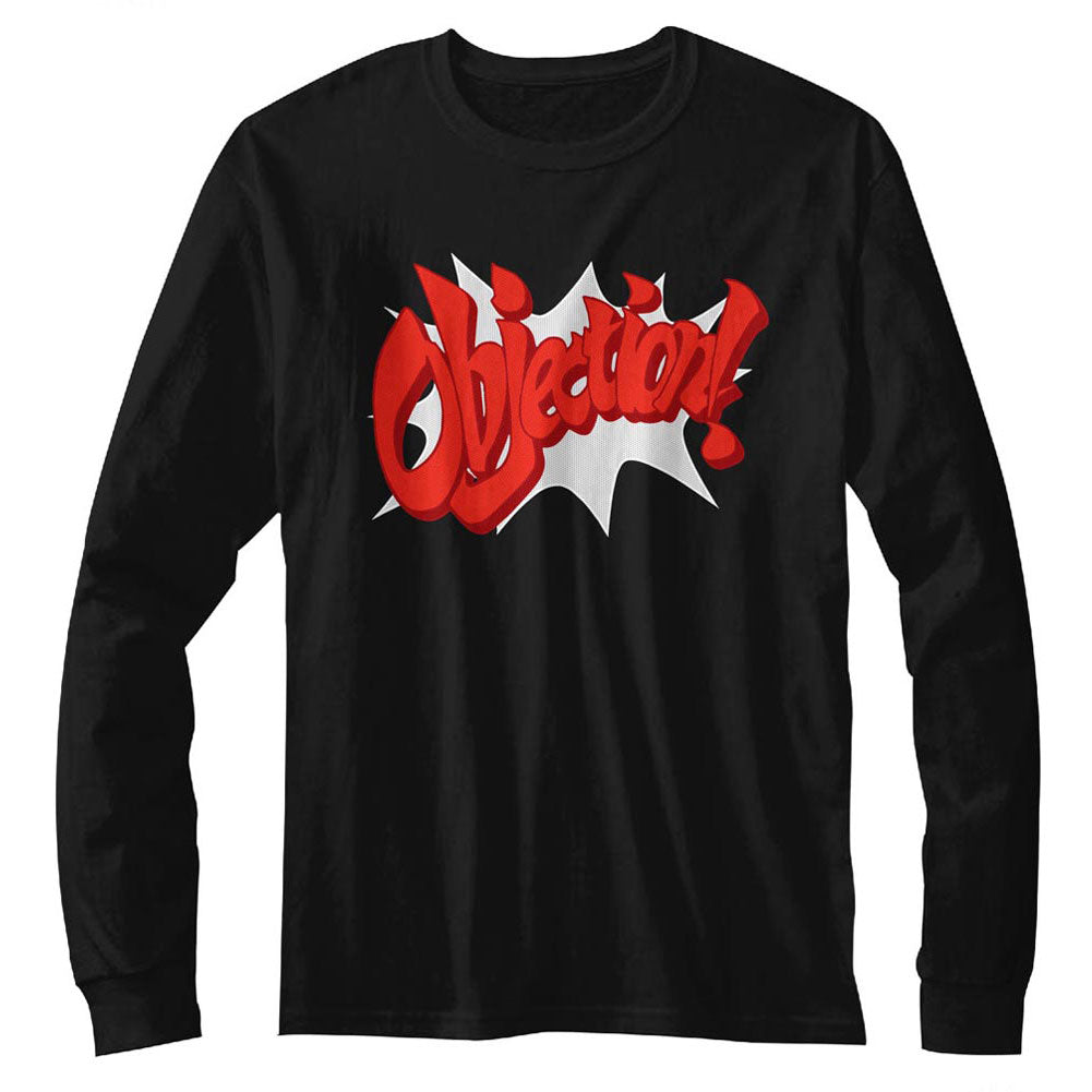 Ace Attorney Objection! Long Sleeve Front