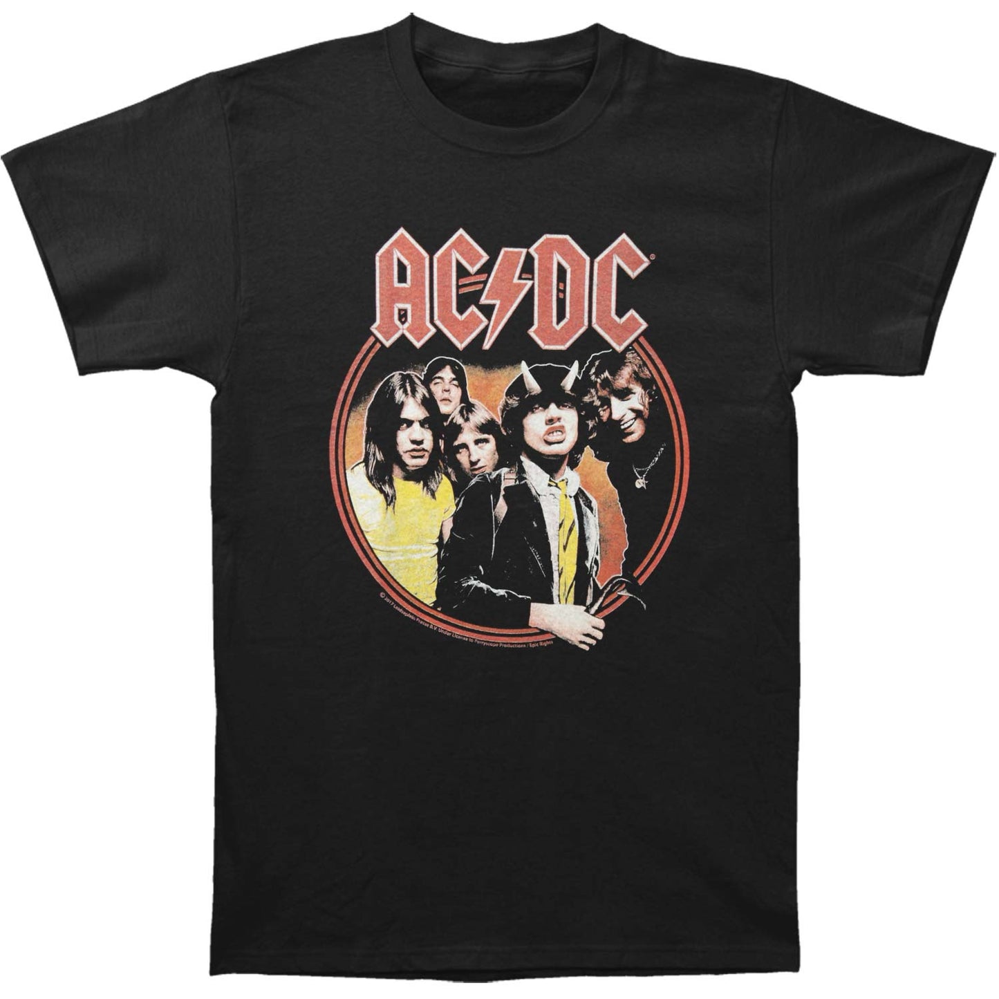 AC/DC Highway To Hell Circle Youth T-shirt Front