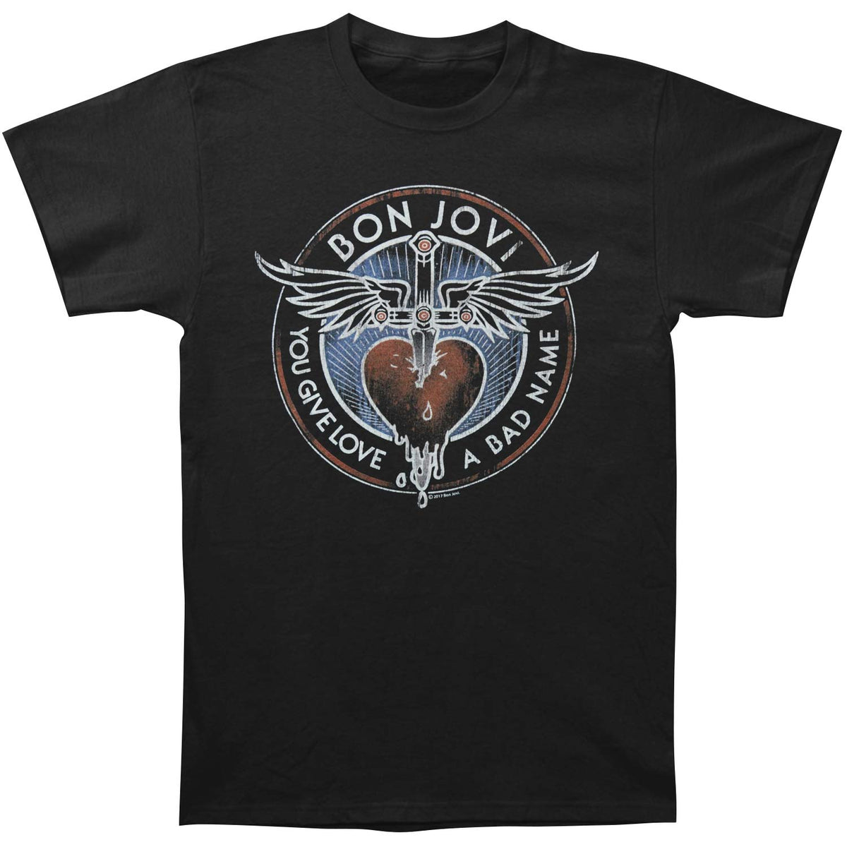 Bon Jovi Badname Youth T-shirt Front
