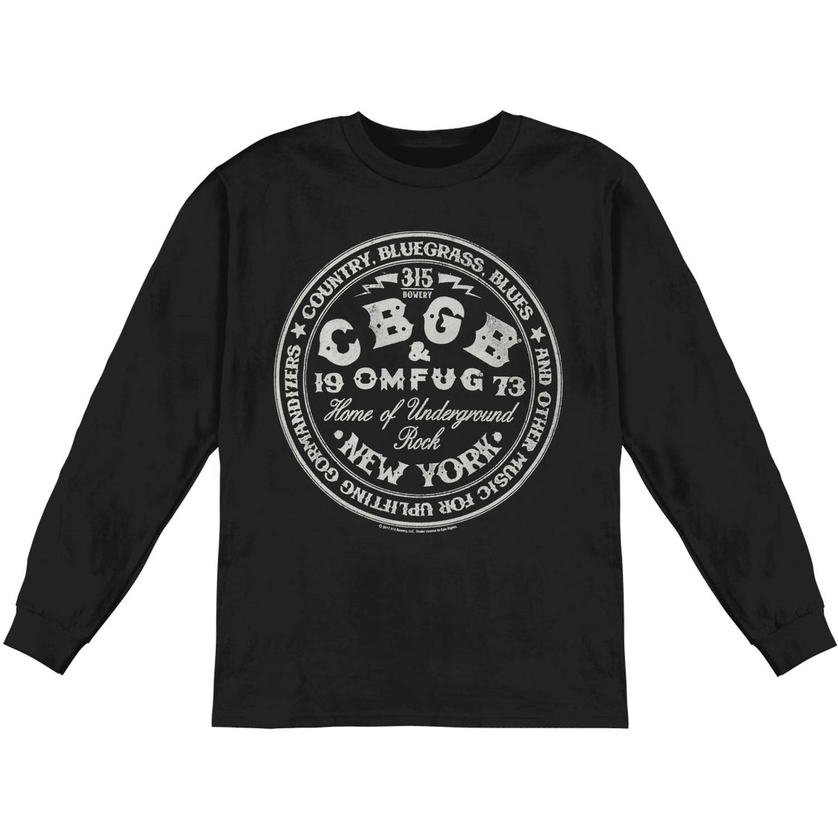Cbgbcircle Long Sleeve Front