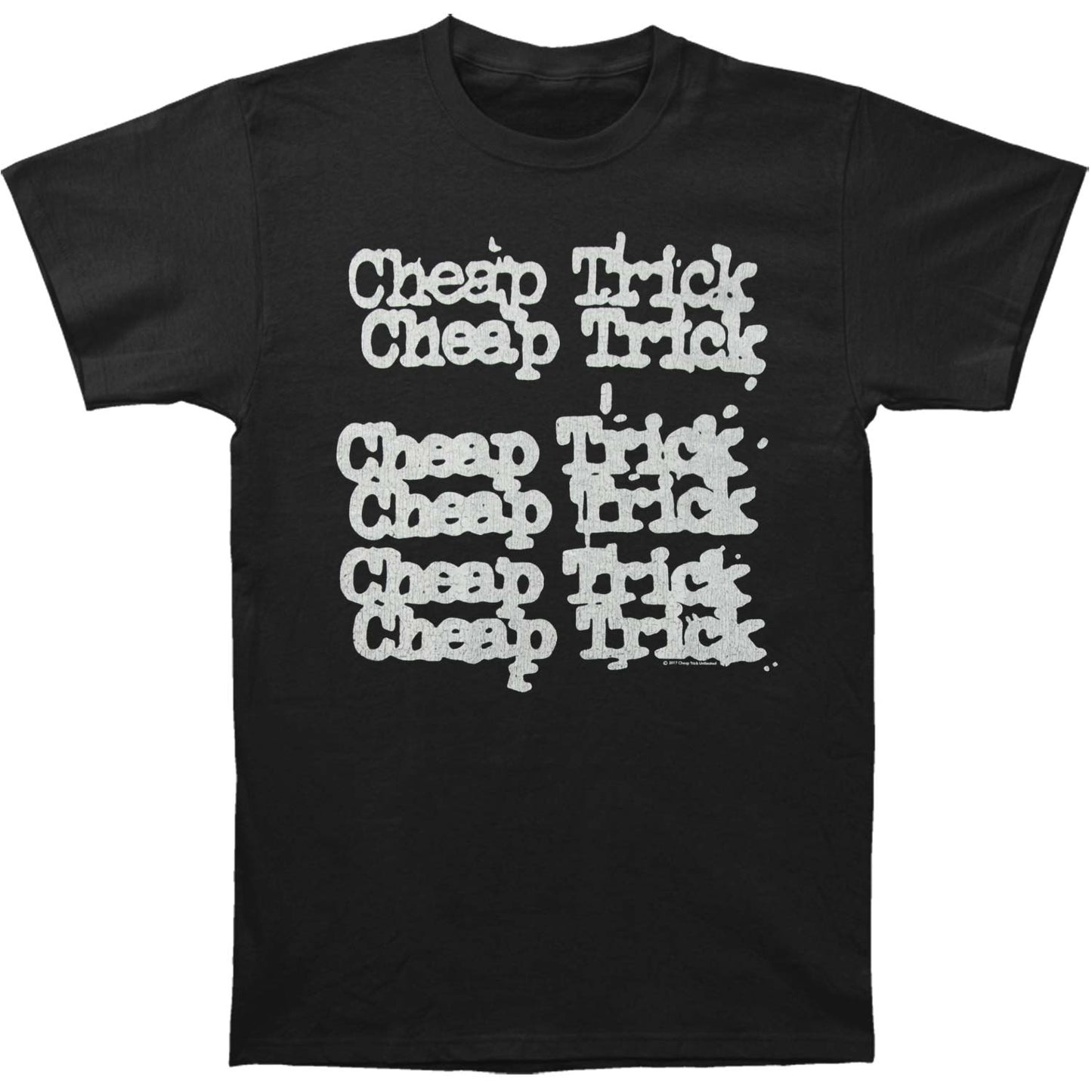 Cheap Trick Name Repeat T-shirt Front
