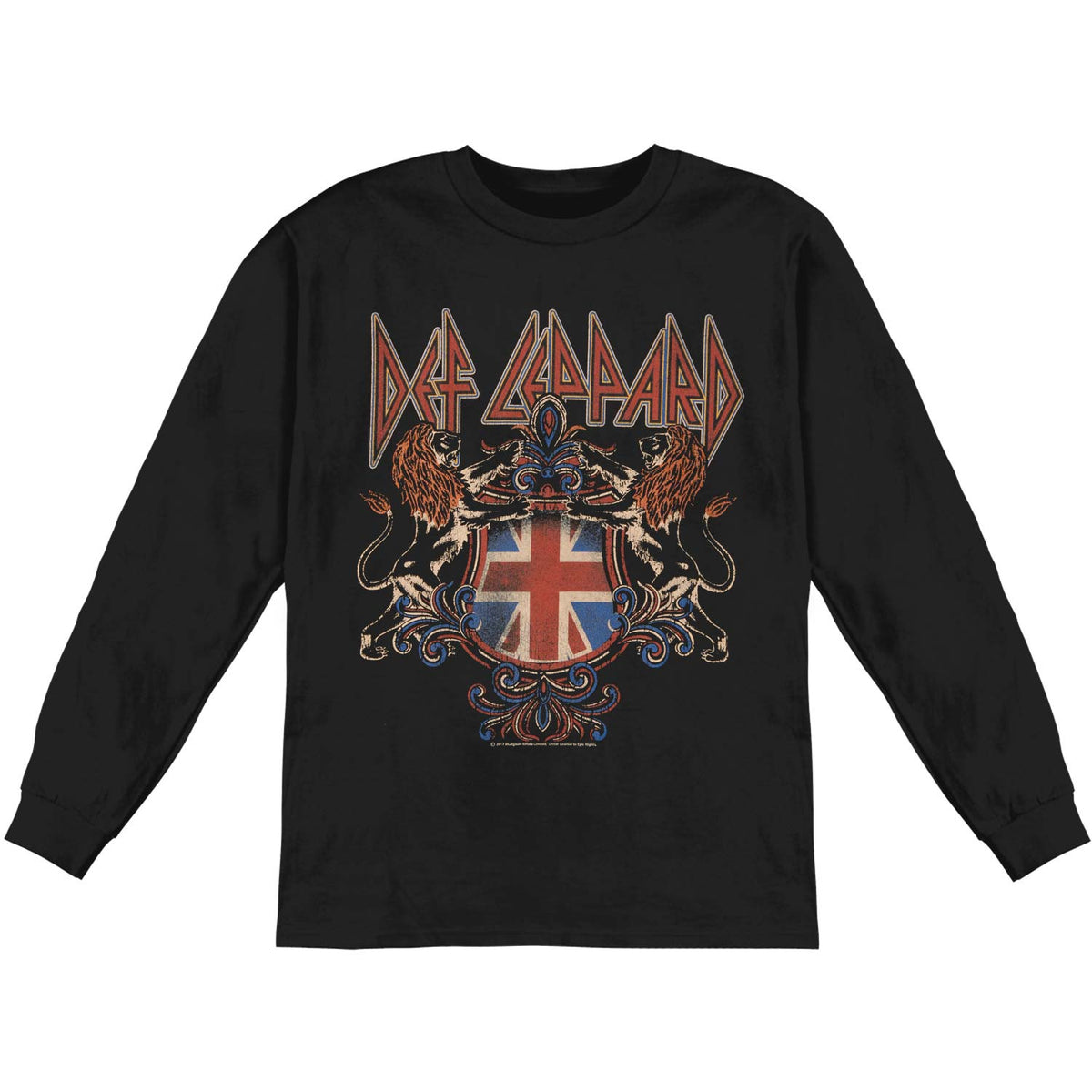 Def Leppard Defcrest Long Sleeve Front