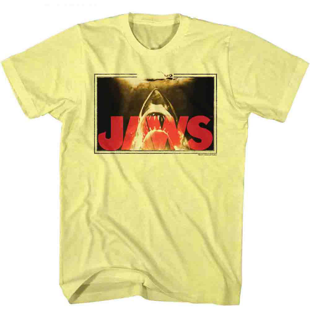 Jaws Swim Lines T-shirt Front