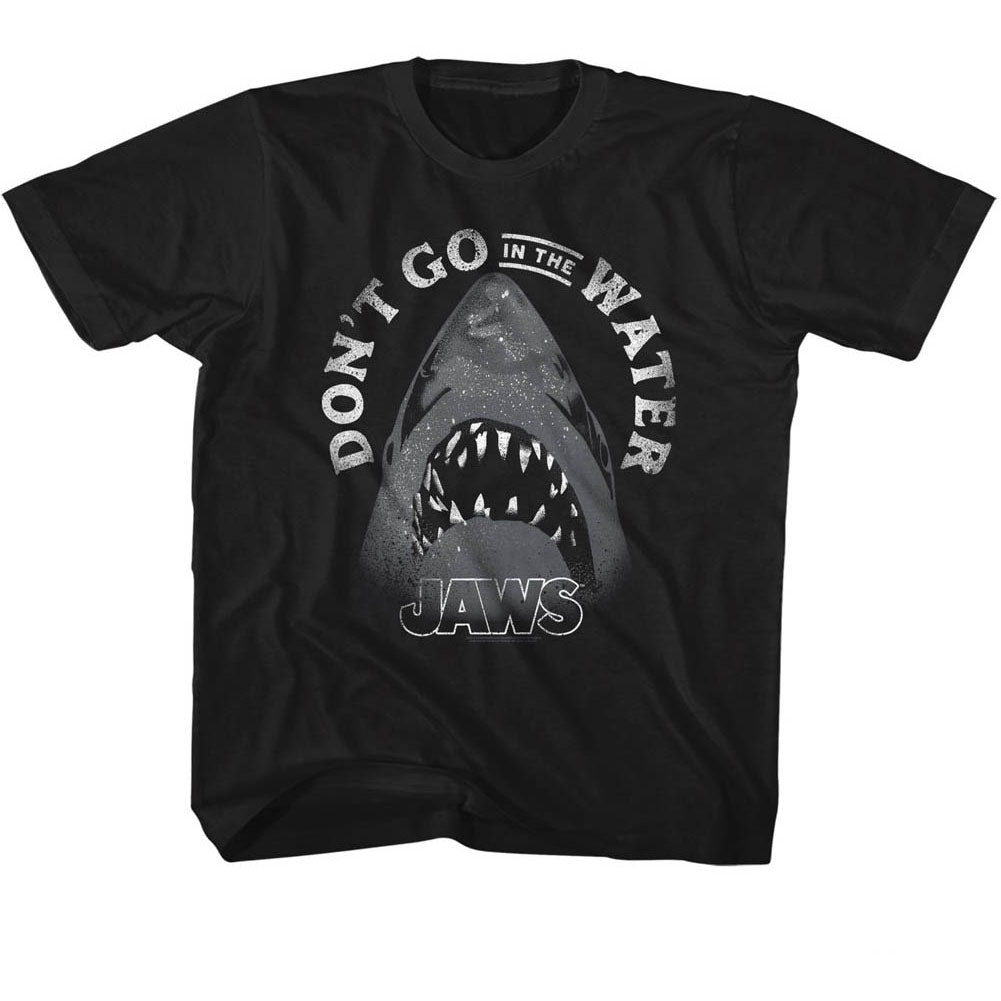 Jaws Text Arch Youth T-shirt Front