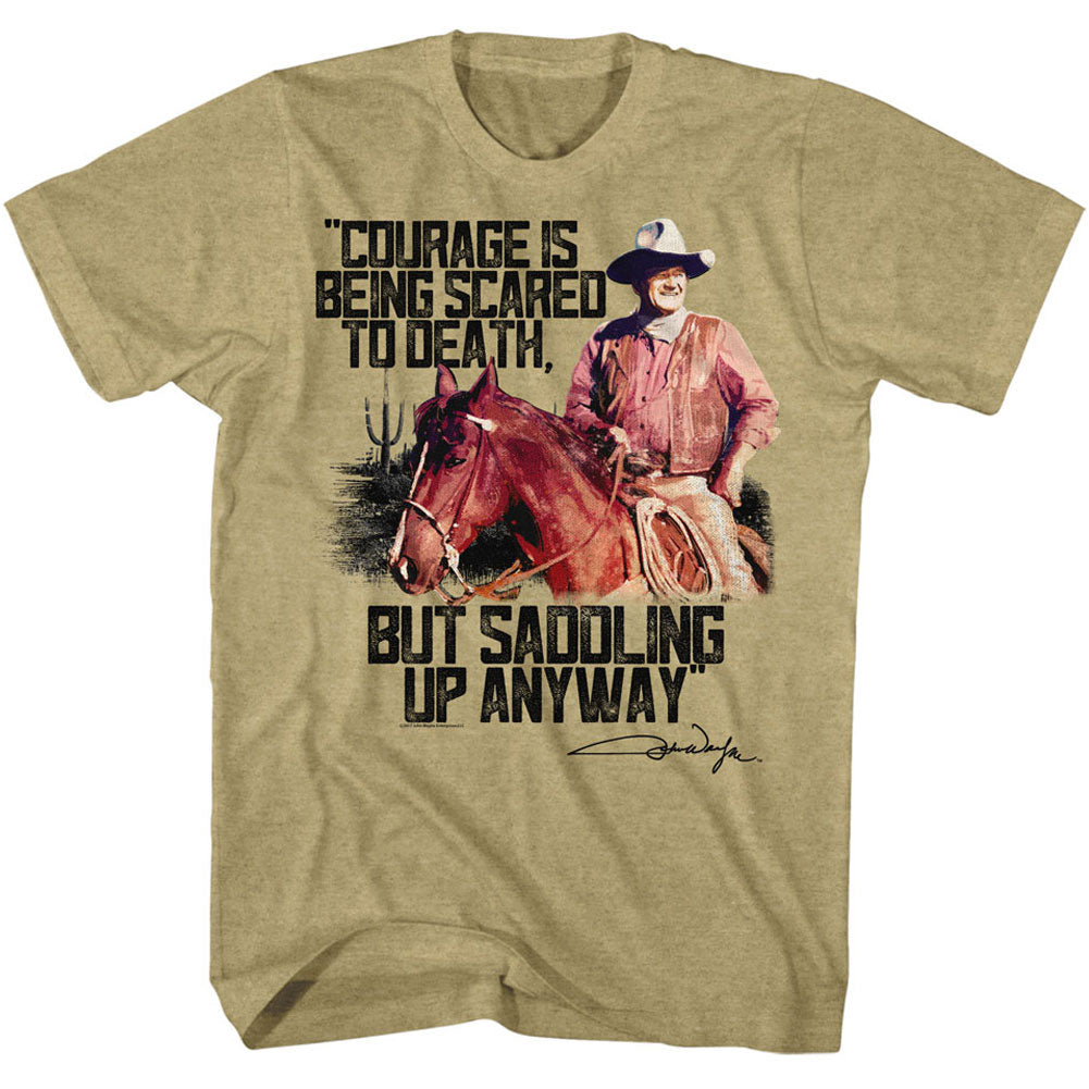 John Wayne Courage T-shirt Front