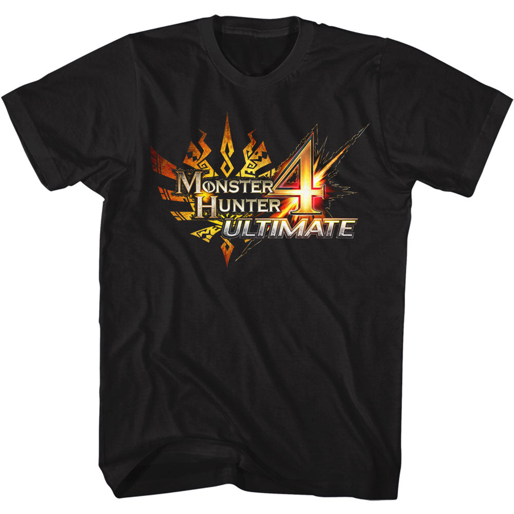 Monster Hunter Mh4u Logo T-shirt Front
