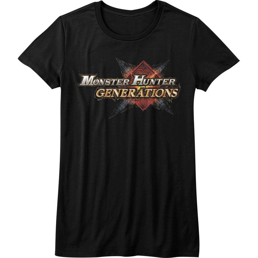 Monster Hunter Mhg Logo Junior Top Front