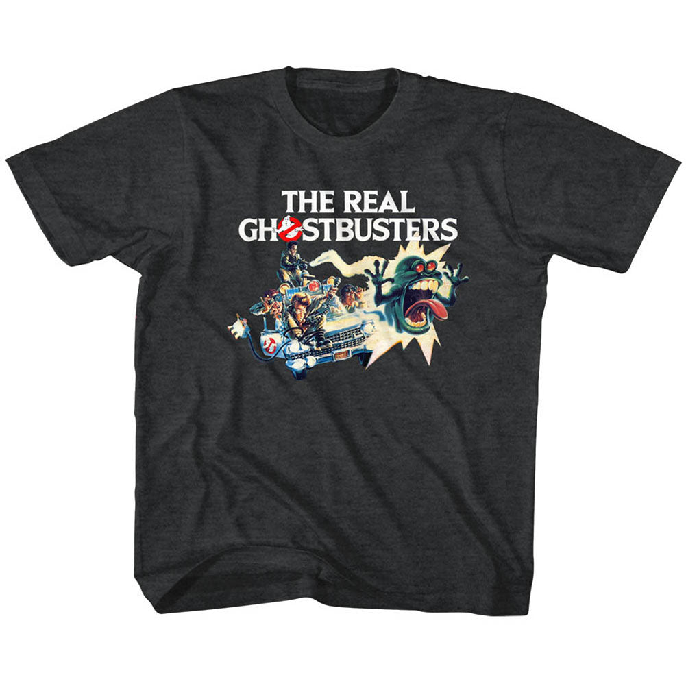 Ghostbusters Car Chase Youth T-shirt Front