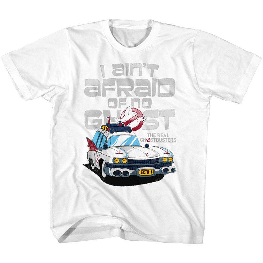 Ghostbusters Aint Afraid Youth T-shirt Front