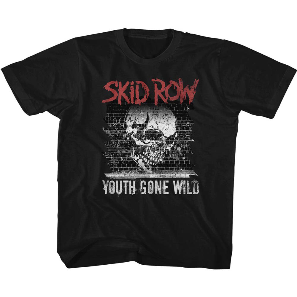 Skid Row Graffiti Gone Wild Youth T-shirt Front