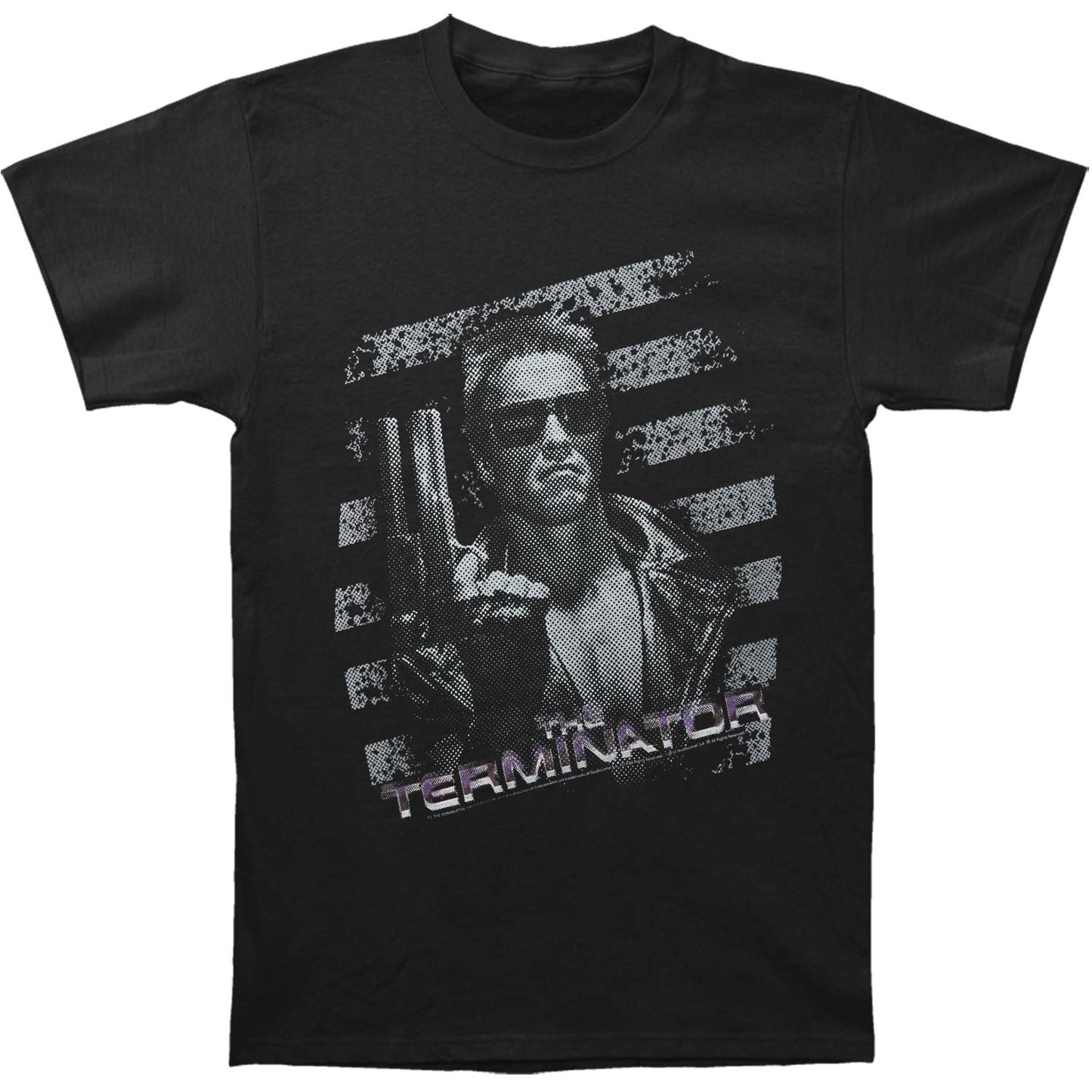 Terminator Purple T-shirt Front