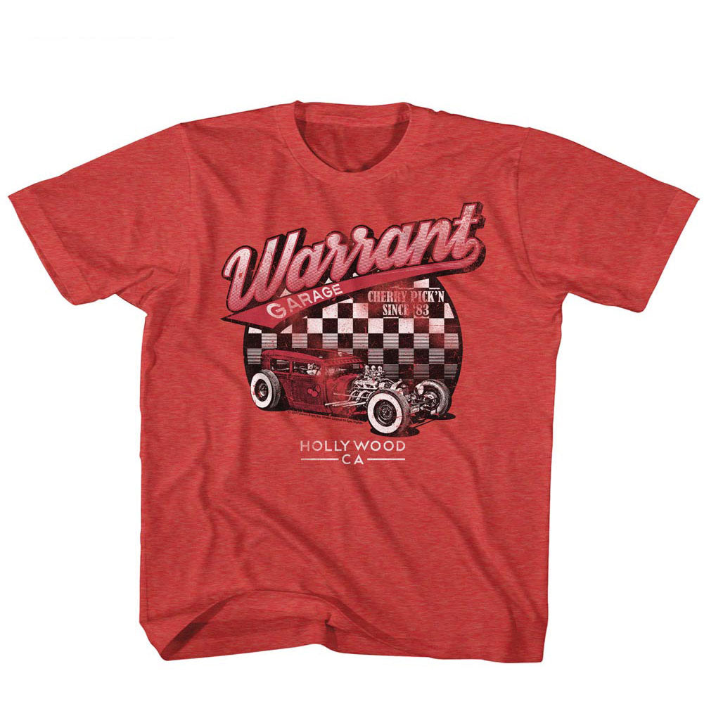 Warrant Garage Youth T-shirt Front