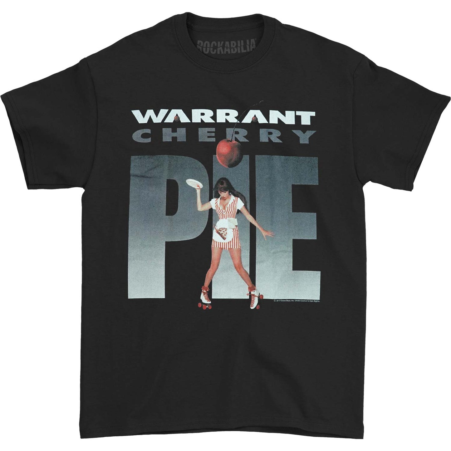 Warrant Cherry Pie T-shirt Front