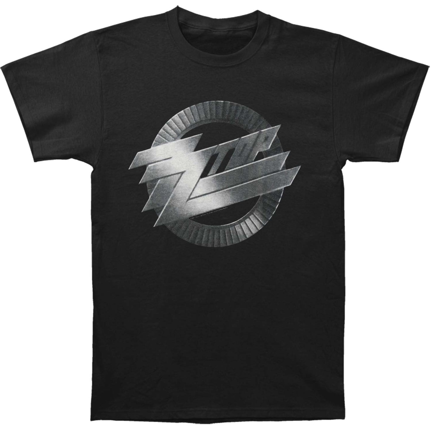 ZZ Top Metal Logo T-shirt Front