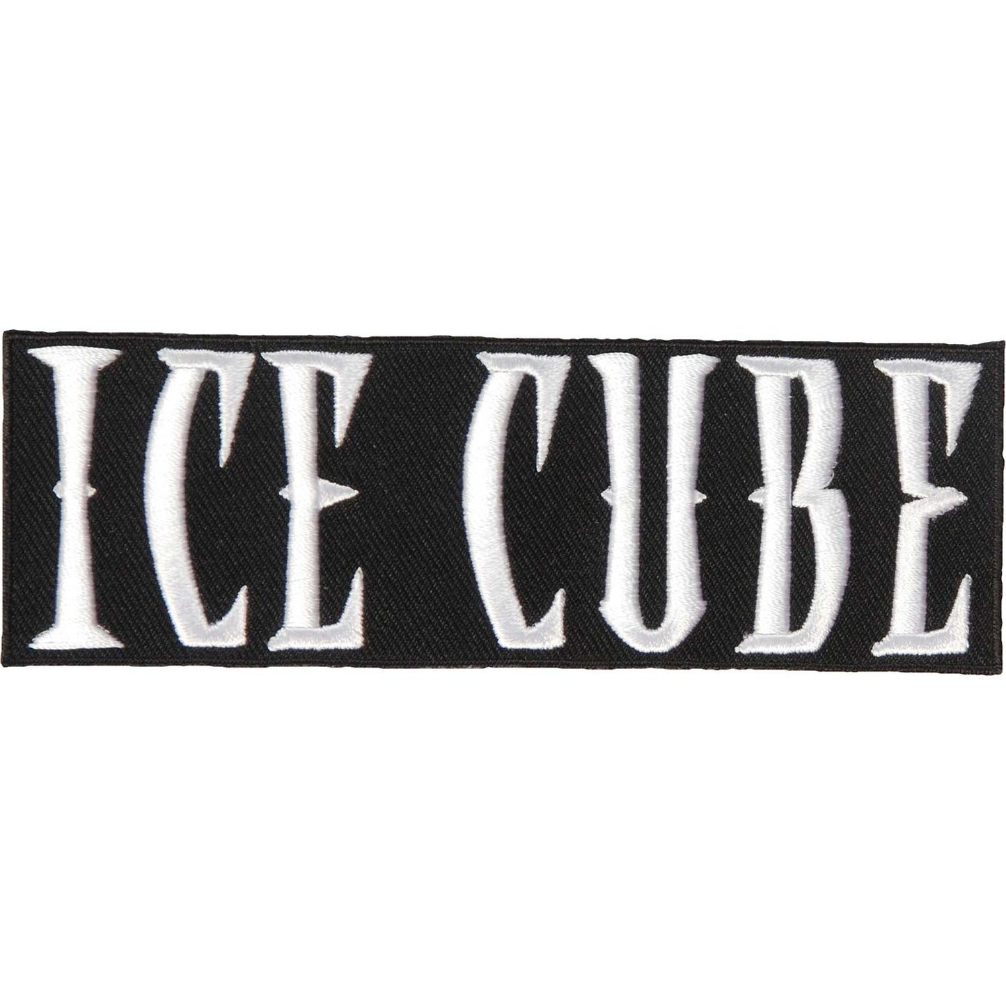 Ice Cube Embroidered Patch Front