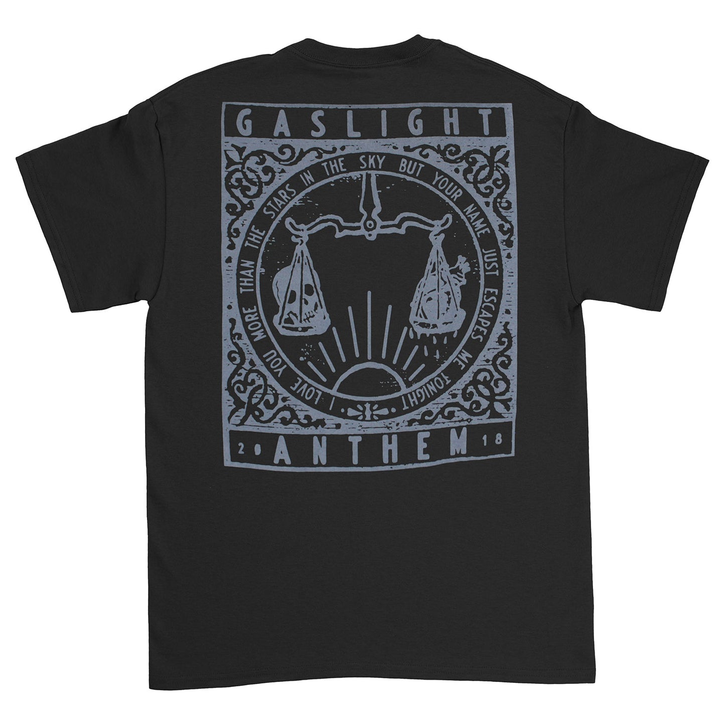 Gaslight Anthem Head & Heart Slim Fit T-shirt Back