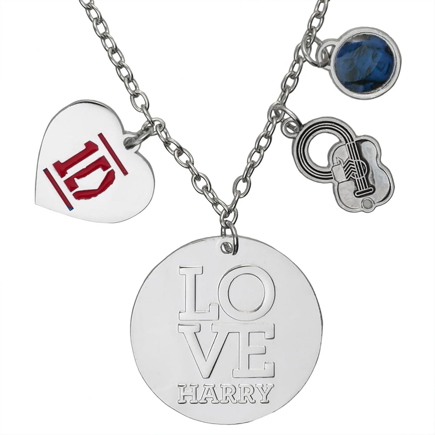 One Direction LOVE Harry Charm & Niall Photo Charm Necklace