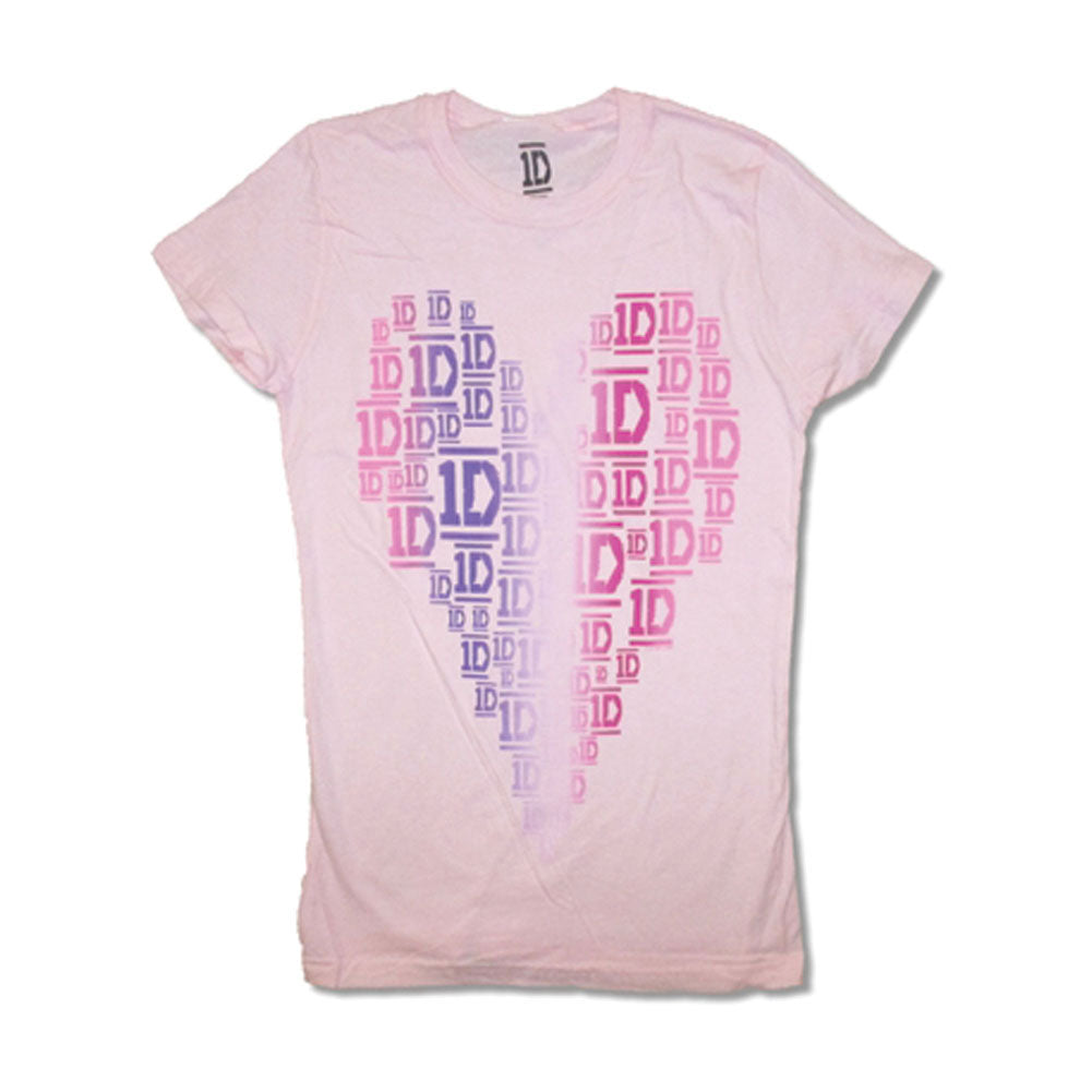 Multi Logo Heart Junior Top