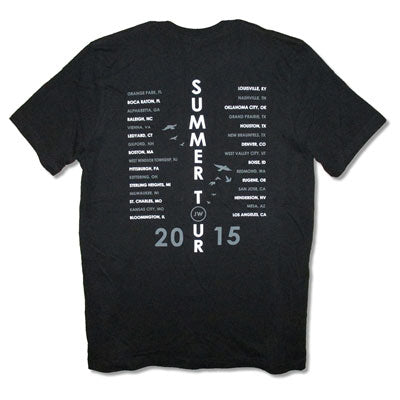 Jacob Whitesides Birds 2015 Tour T-shirt Back