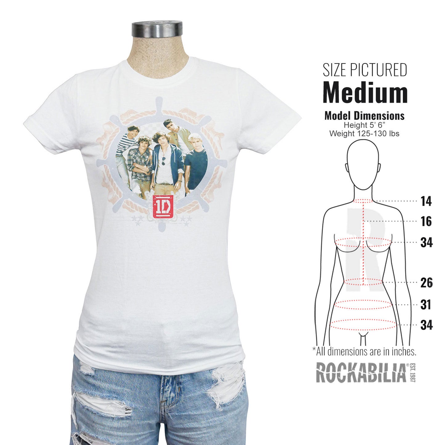 One Direction Nautical Junior Top Alt 3