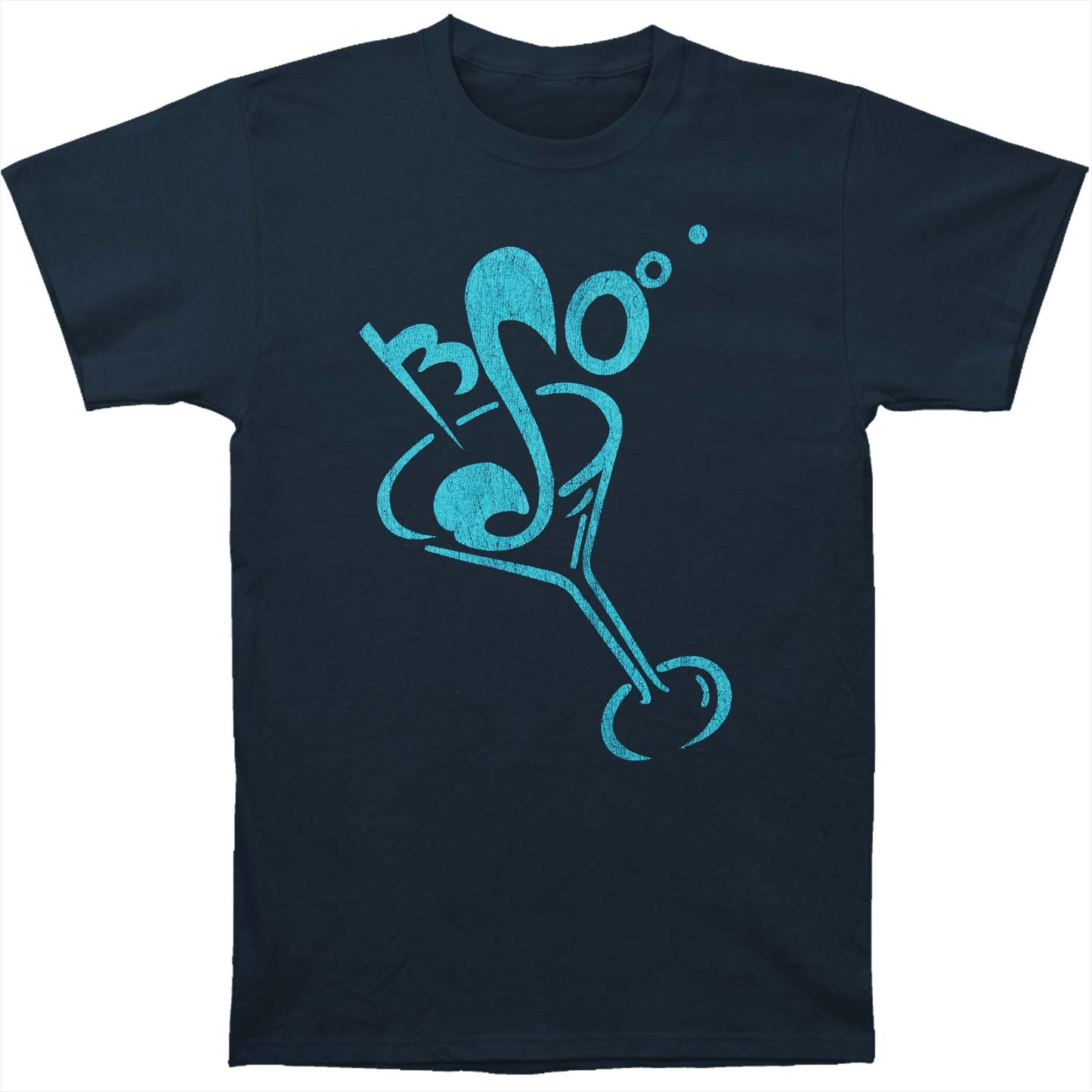 Brian Setzer Martini Logo Slim Fit T-shirt Front