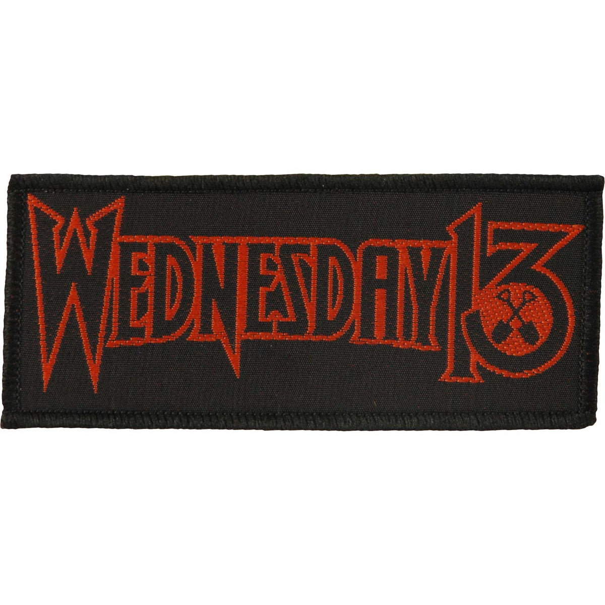 Wednesday 13 Logo Woven Patch Front