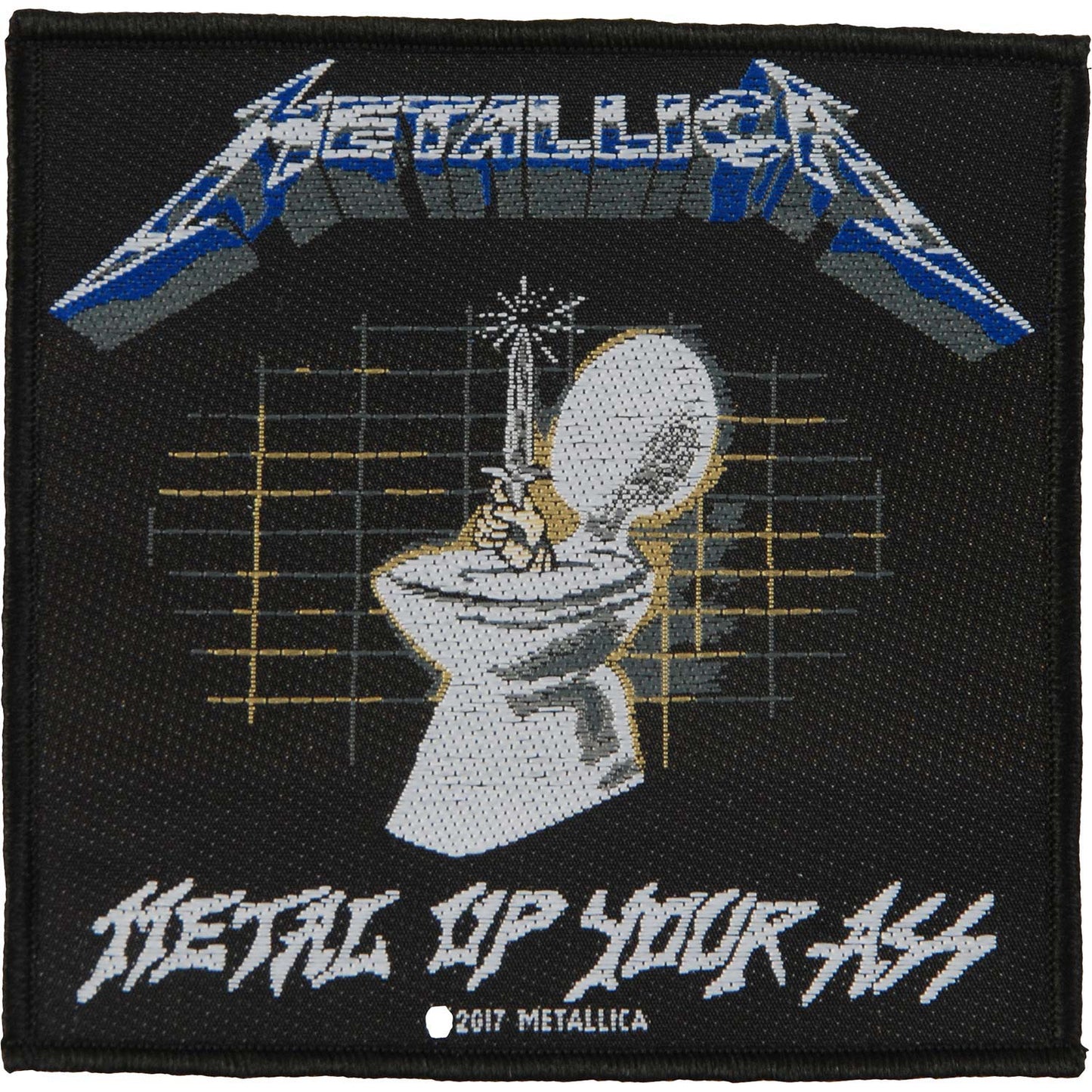Metallica Metal Up Your Ass Woven Patch Front