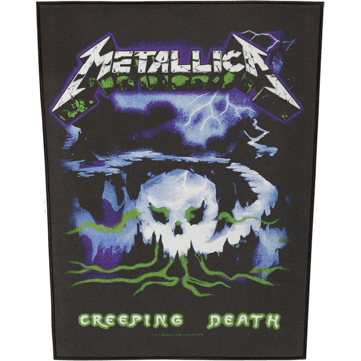 Metallica Creeping Death Back Patch Front