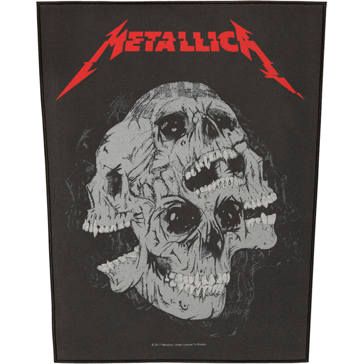 Metallica Skulls Back Patch Front