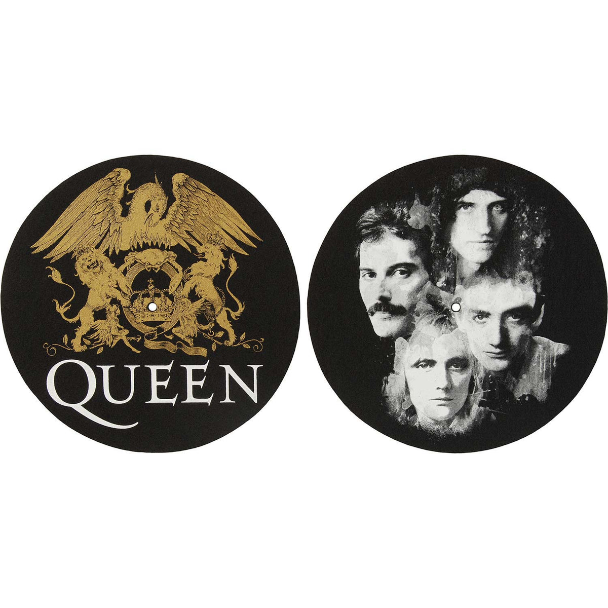 Queen Crest & Faces Slipmat Front