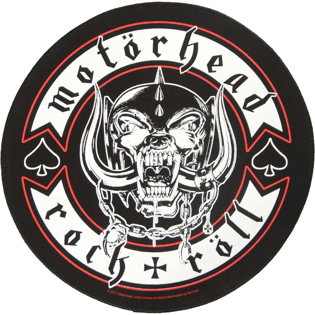 Motorhead Biker Back Patch Front