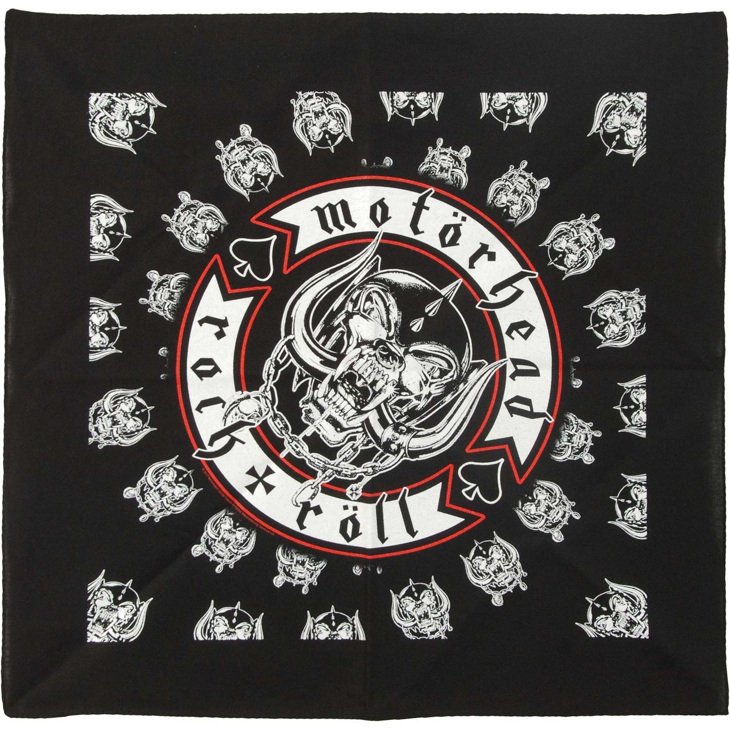Motorhead Biker Bandana Front