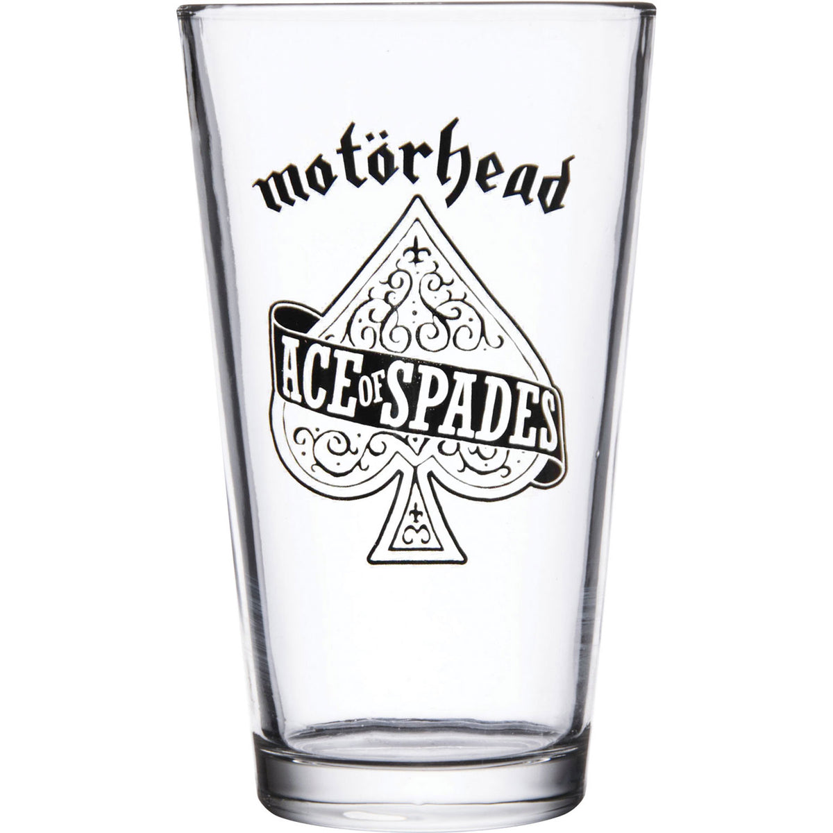 Motorhead Ace Of Spades Pint Glass Front