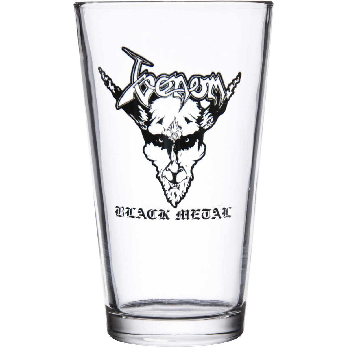 Venom Black Metal Pint Glass Front