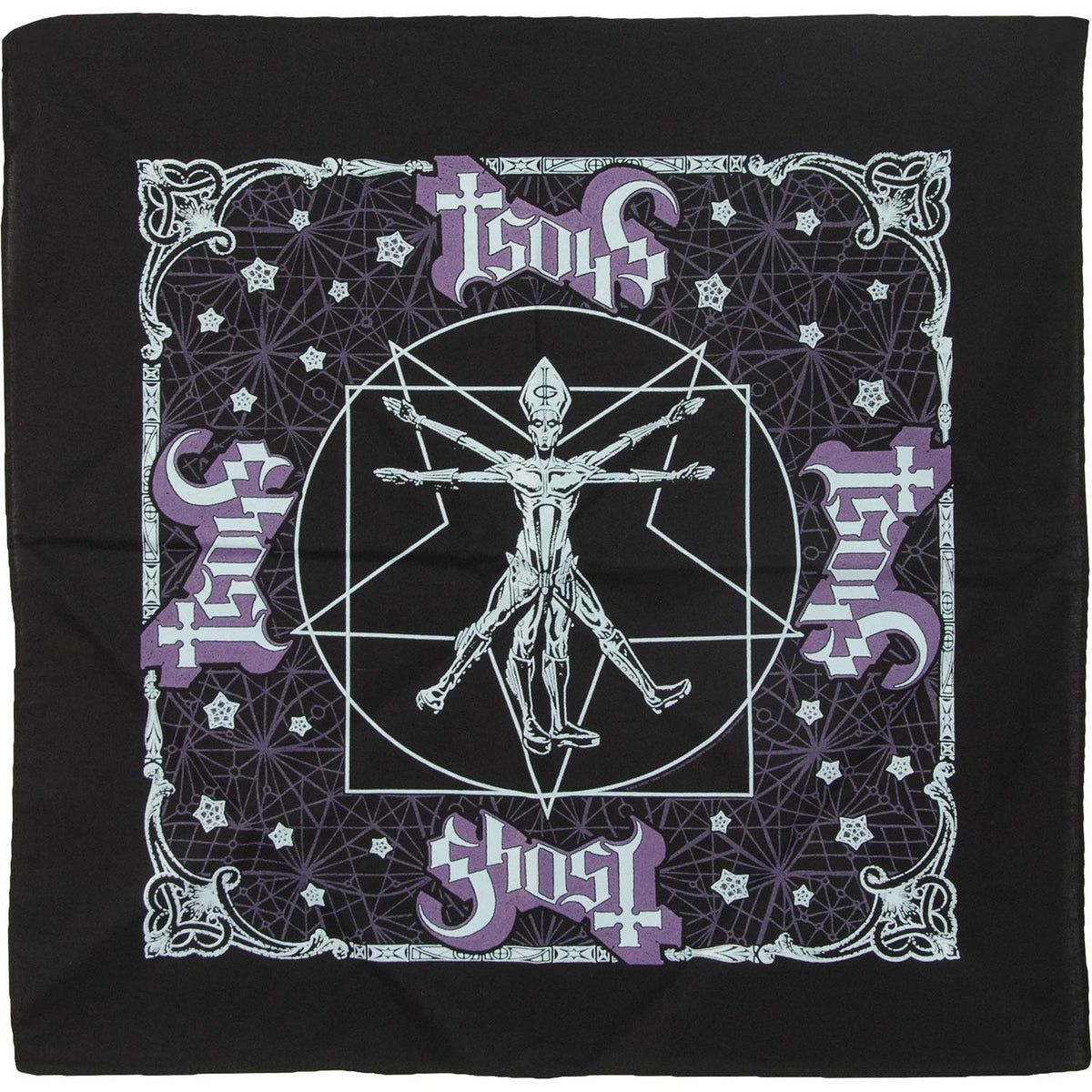The Vitruvian Ghost Bandana Front