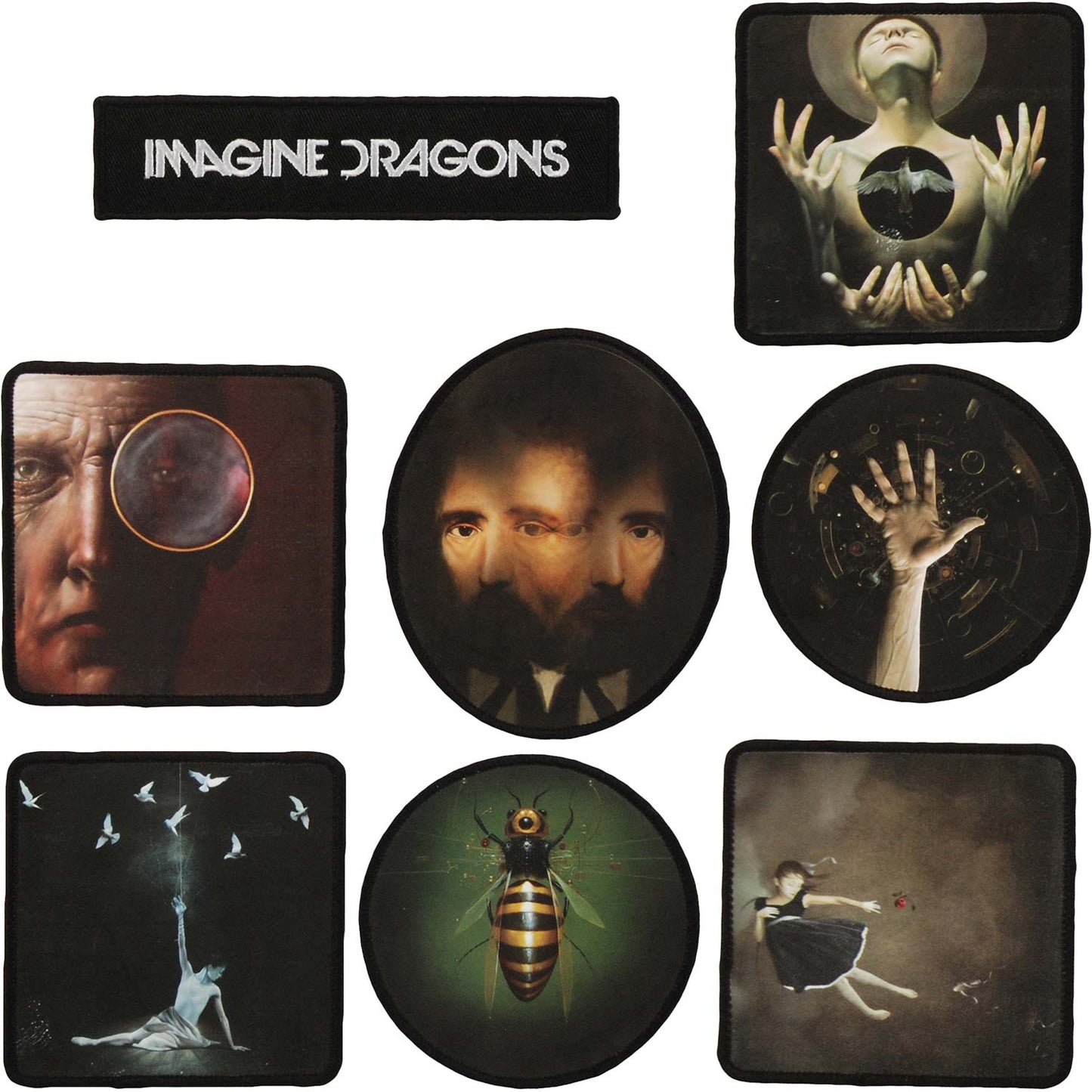 Imagine Dragons Patch Set B Woven Patch Front