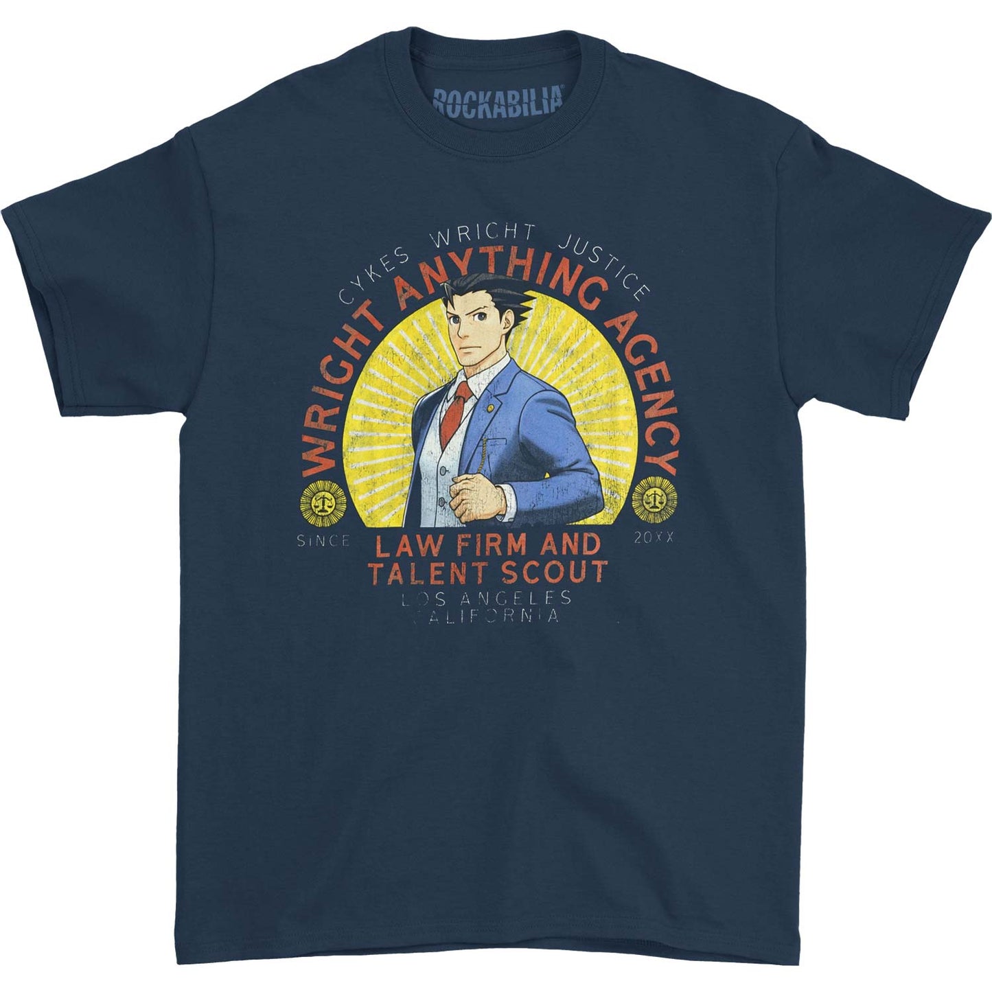 Ace Attorney Wright Anything T-shirt Front