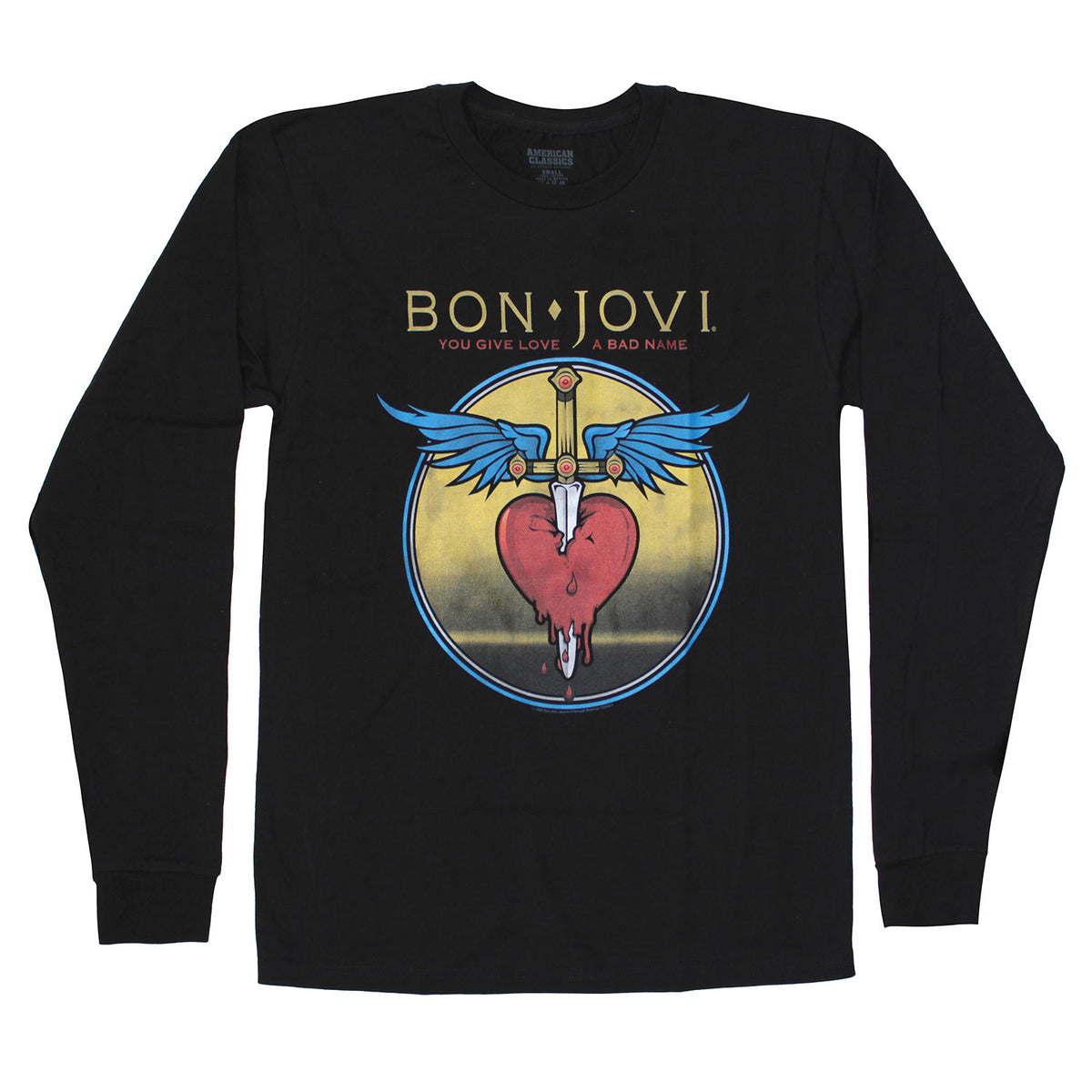Bon Jovi Bad Name Long Sleeve Front