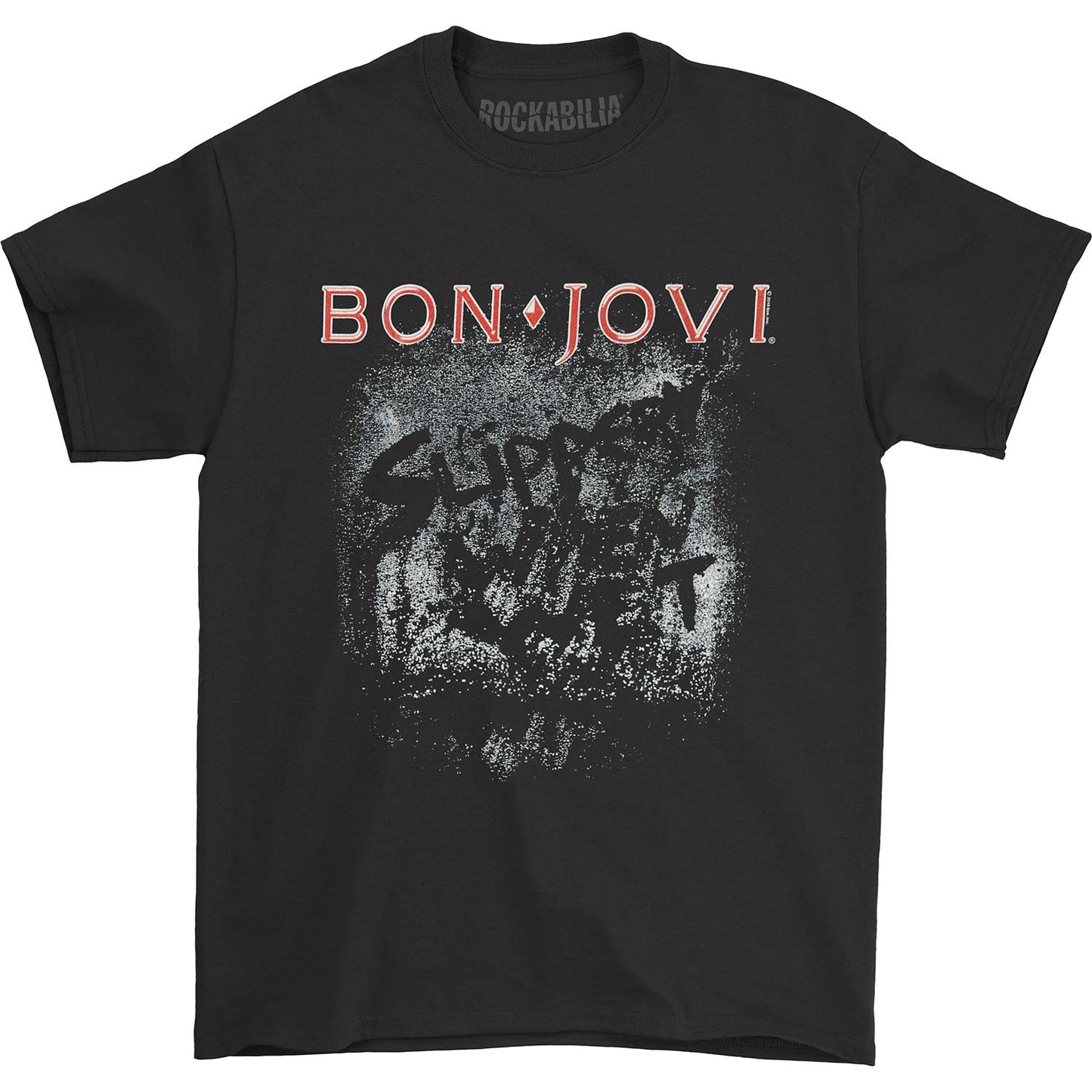 Bon Jovi More Slippery T-shirt Front