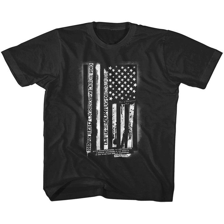 Cbgb Flag Kids Childrens T-shirt Front