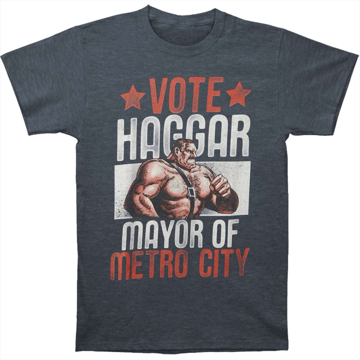 Final Fight Vote Haggar T-shirt Front