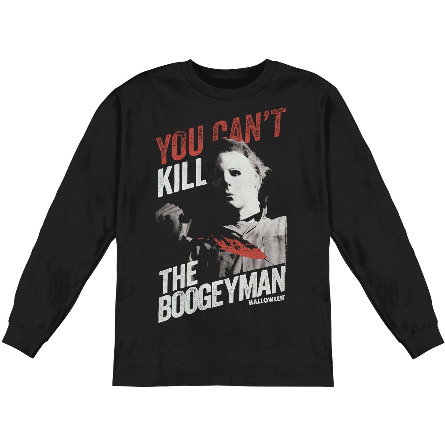 Halloween Boogeyman Long Sleeve Front
