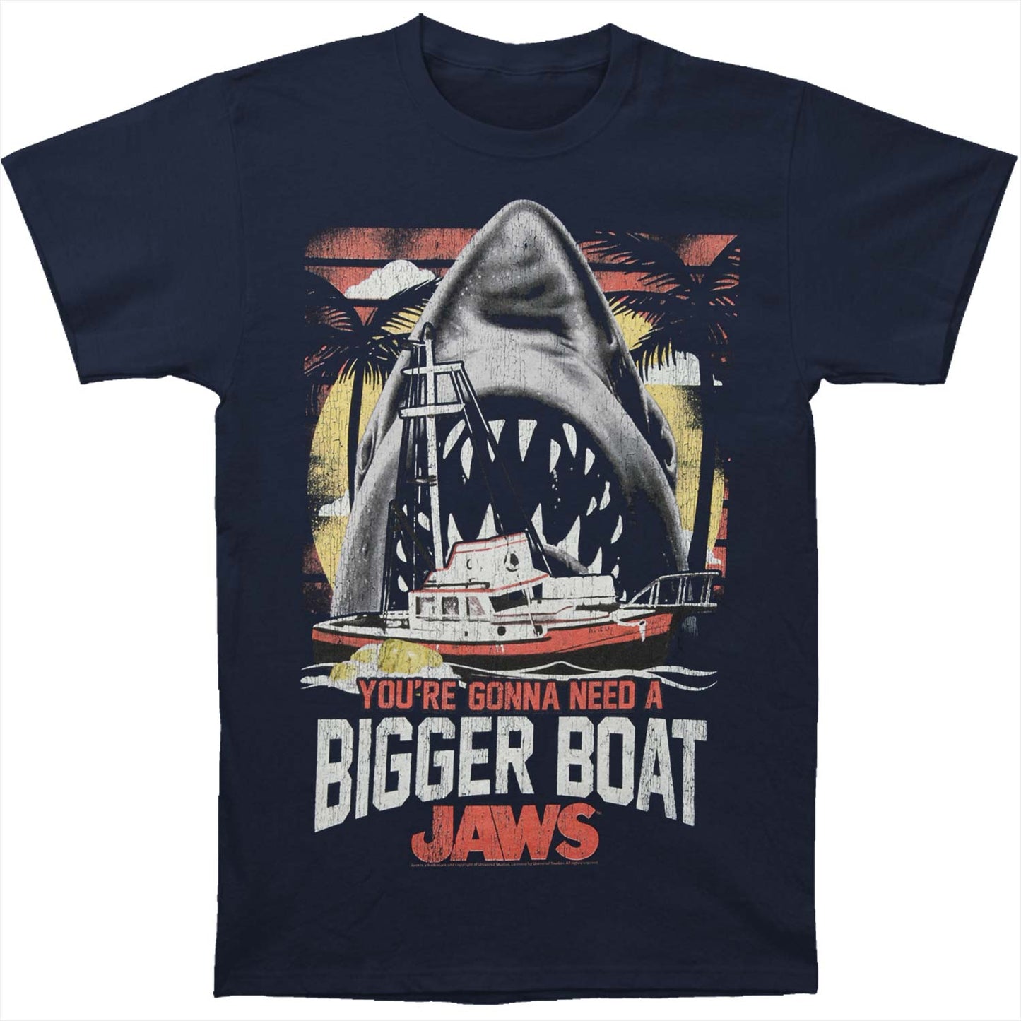 Jaws Ygnabb T-shirt Front