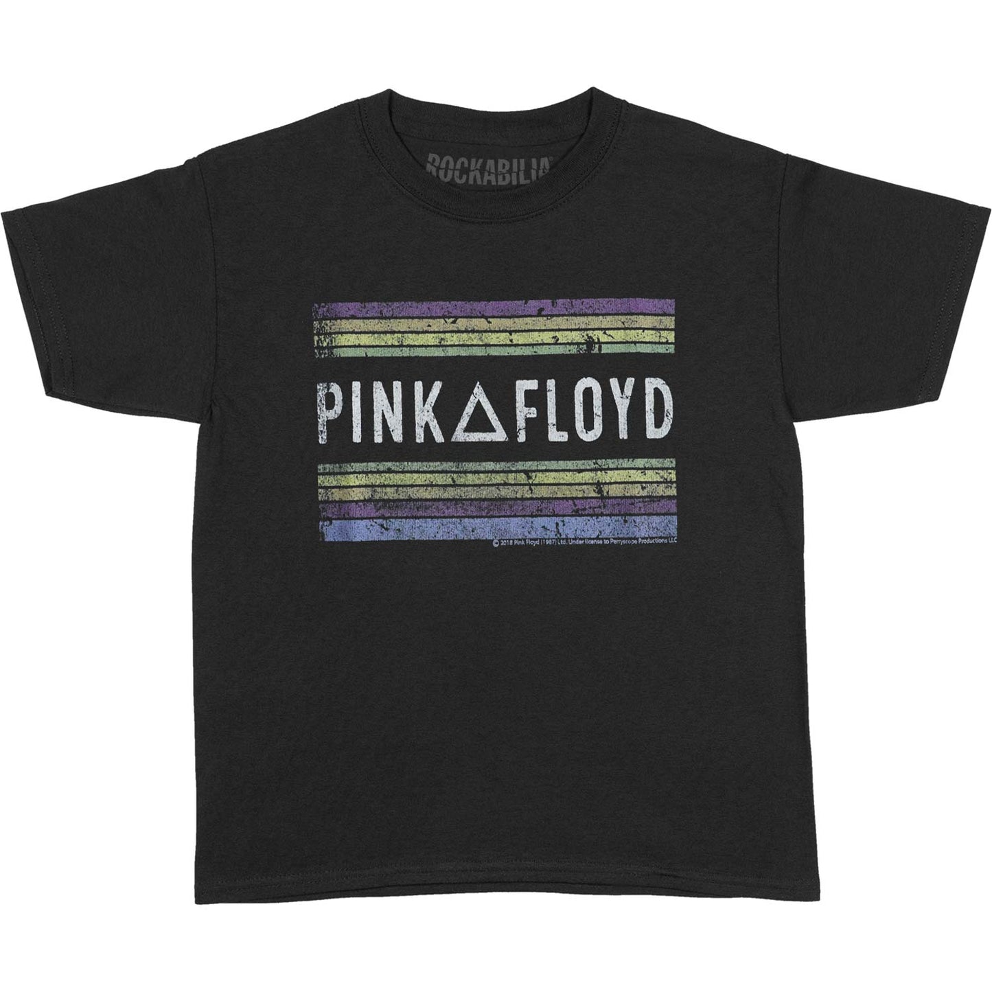 Pink Floyd Rainbows Kids Childrens T-shirt Front