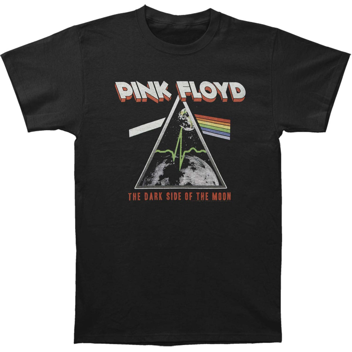 Pink Floyd Moon T-shirt Front