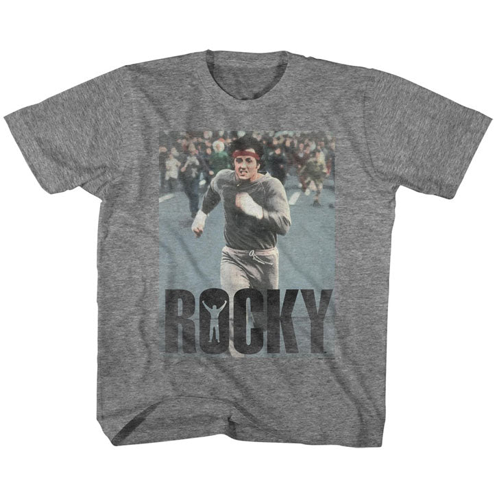 Rocky Am Doing A Run Kids Childrens T-shirt Front