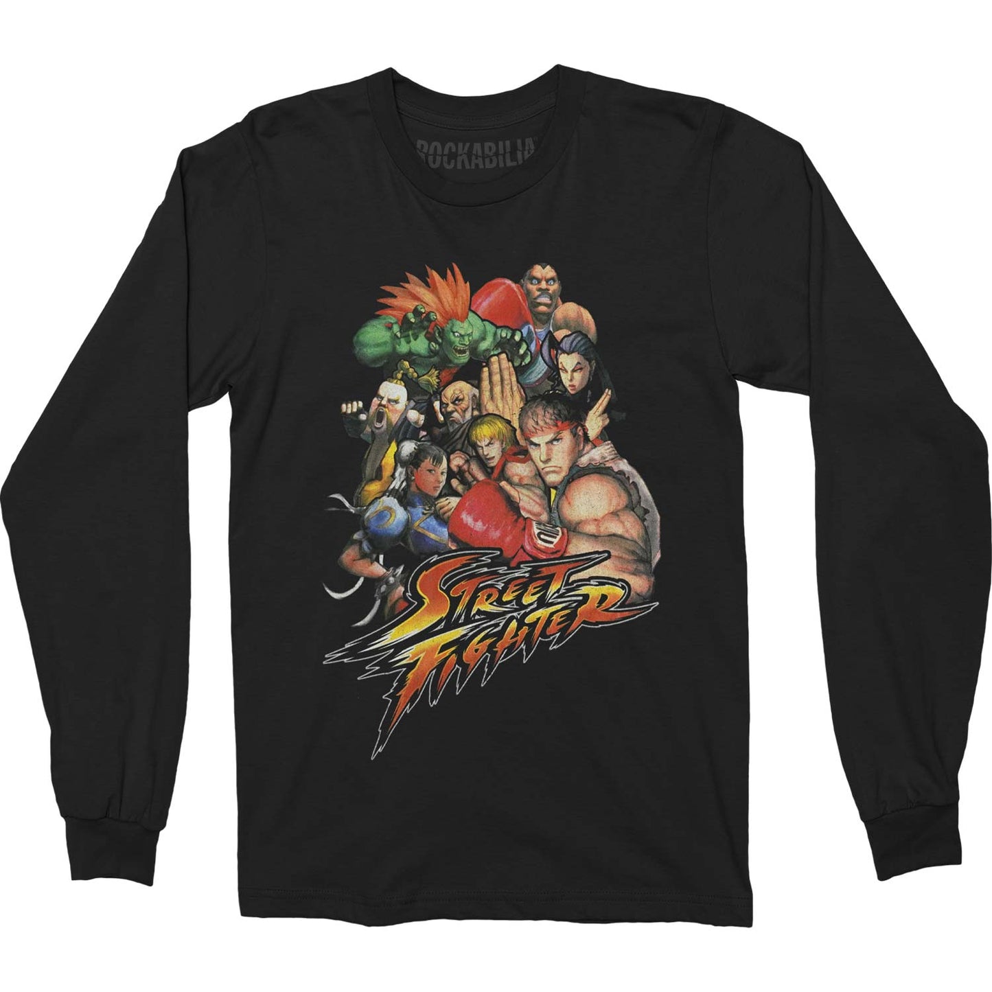 Street Fighter Stftr Long Sleeve Front